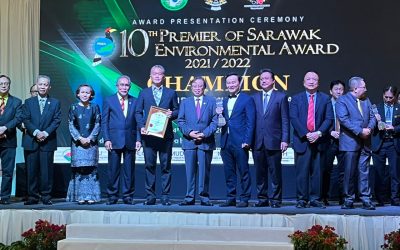 Congratulations Dato for winning the Premier of Sarawak Environmental Award – Champion